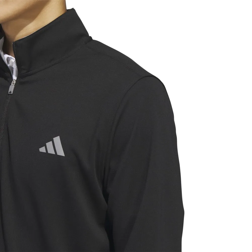 adidas Elevated Mens 1/4 Zip Golf Pullover Top IB6115
