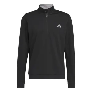 adidas Elevated Mens 1/4 Zip Golf Pullover Top IB6115