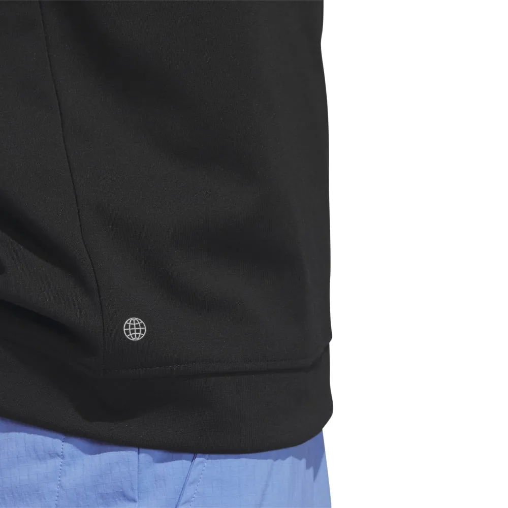 adidas Elevated Mens 1/4 Zip Golf Pullover Top IB6115