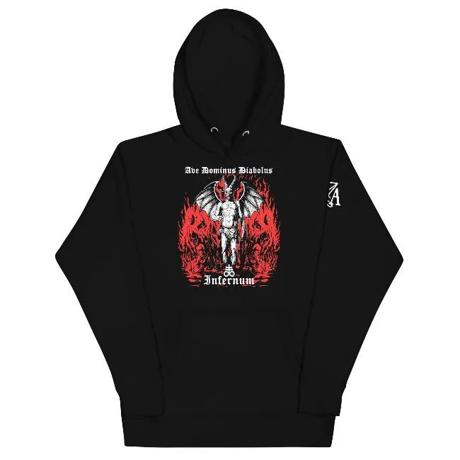 Ave Dominus Diabolus Infernum Unisex Hoodie