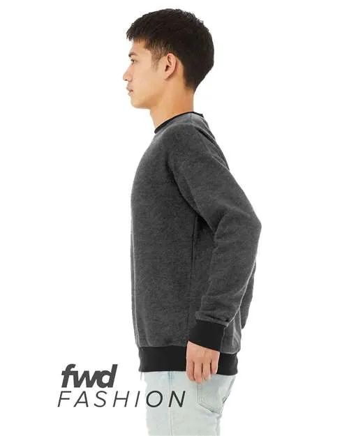 BELLA   CANVAS FWD Fashion Sueded Drop Shoulder Sweatshirt 3345