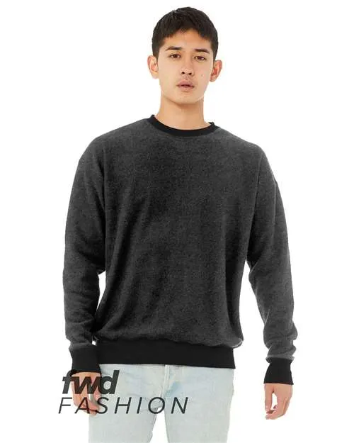 BELLA   CANVAS FWD Fashion Sueded Drop Shoulder Sweatshirt 3345