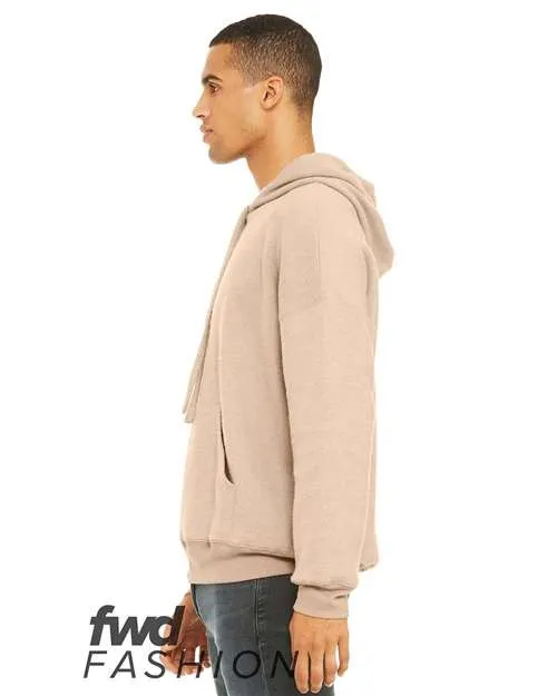 BELLA   CANVAS FWD Fashion Sueded Fleece Hoodie 3329