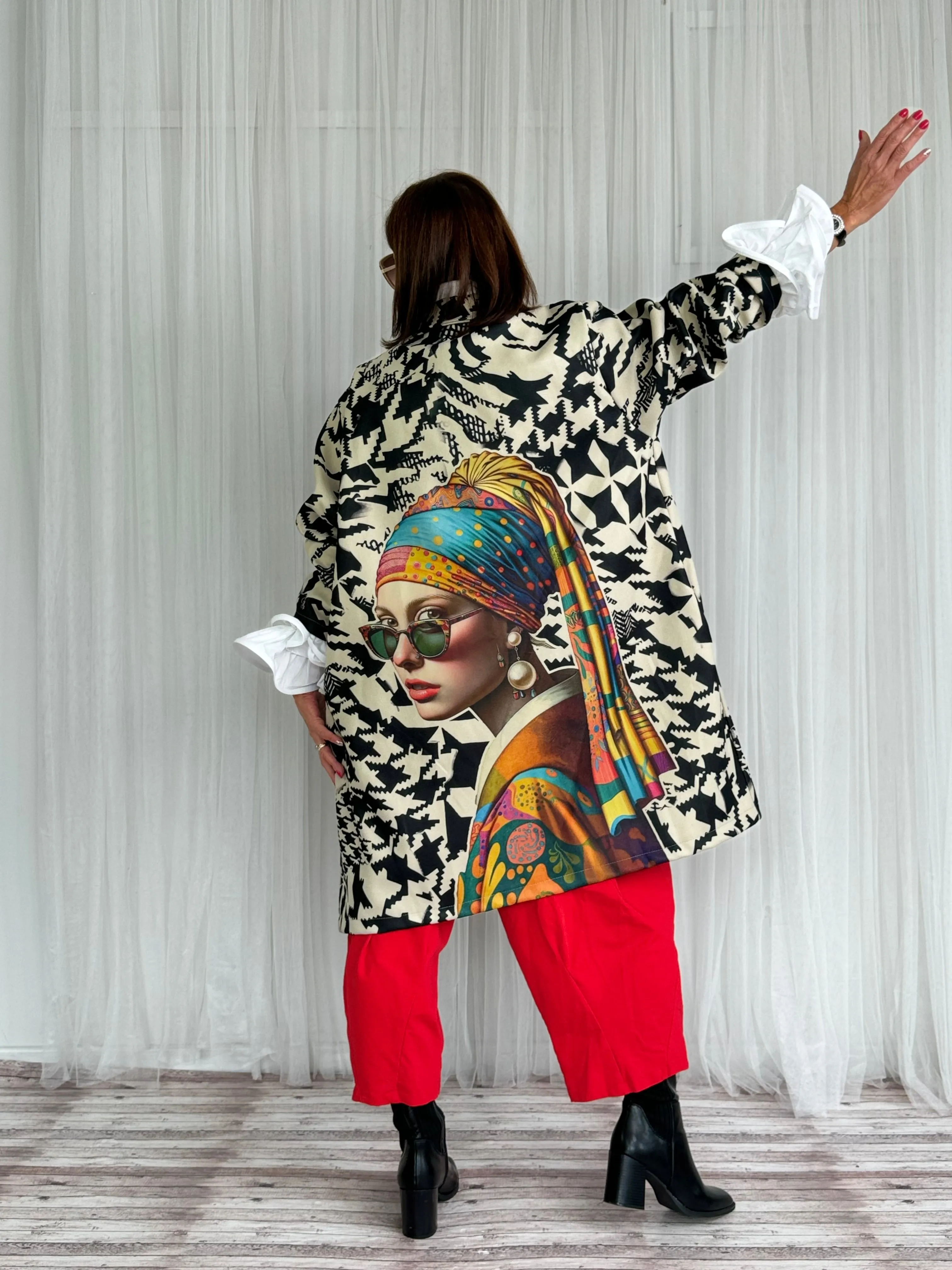BIANCA OVERSIZED JACKET - STONE