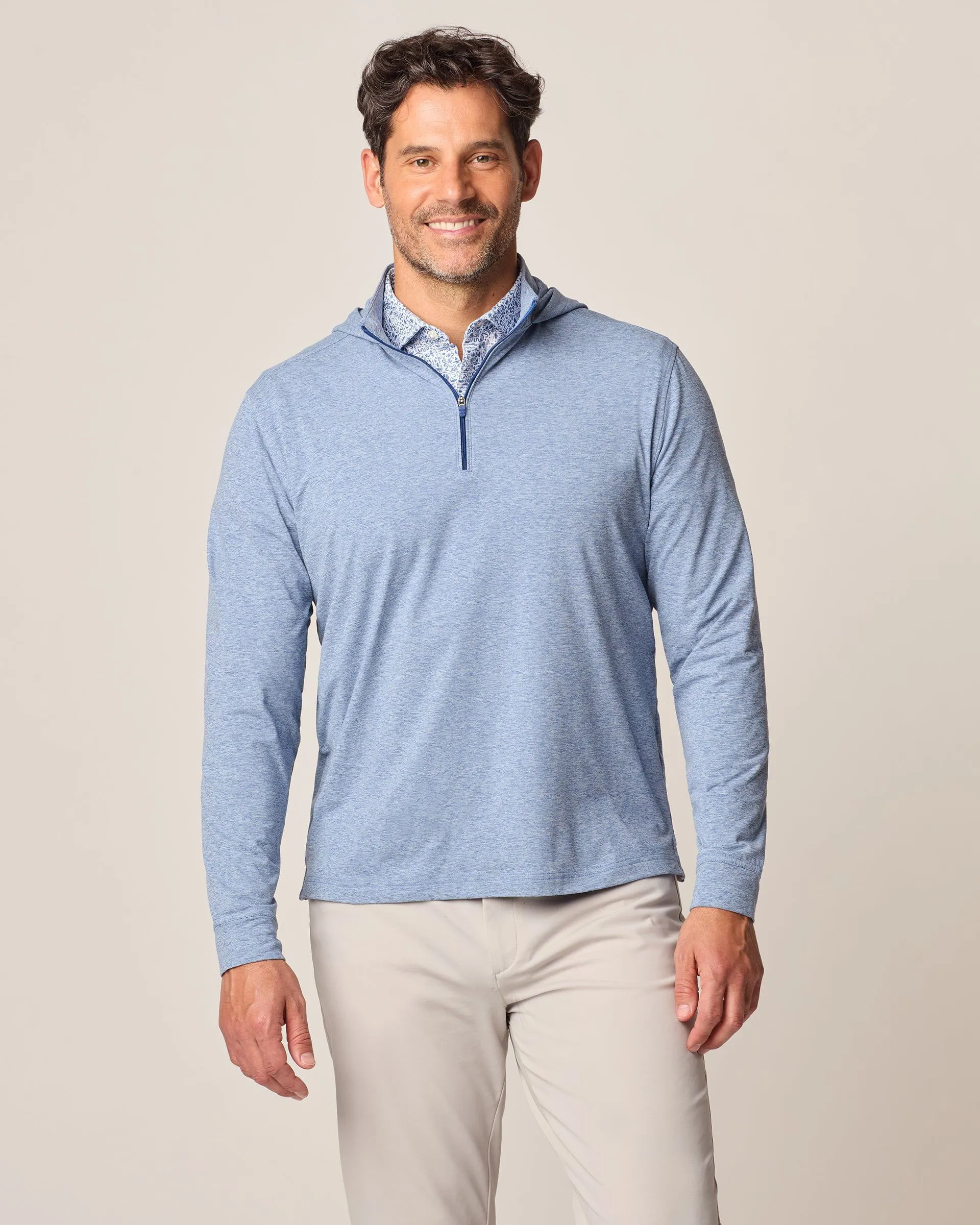 Big & Tall Slaton Performance 1/4 Zip Hoodie