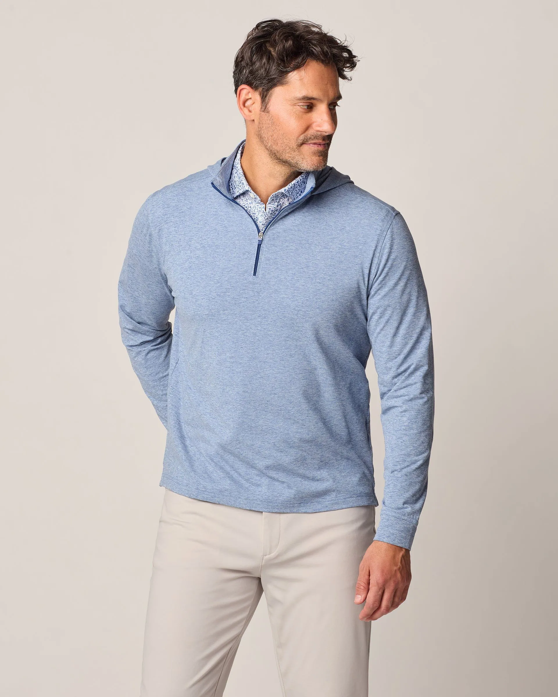 Big & Tall Slaton Performance 1/4 Zip Hoodie