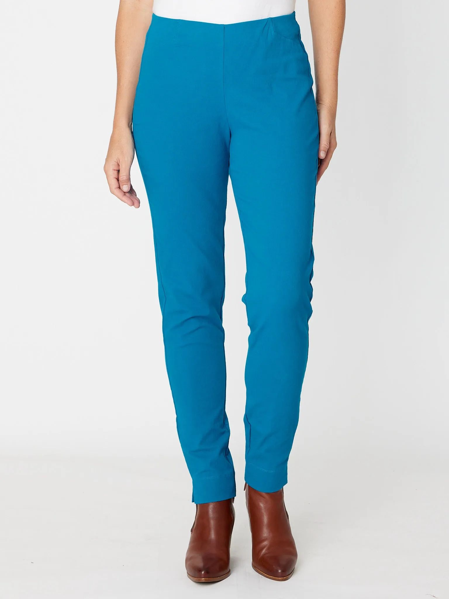 FULL LENGTH COTTON (COTTOLENE - the new bengaline) PANT - PACIFIC - 25963 - SW