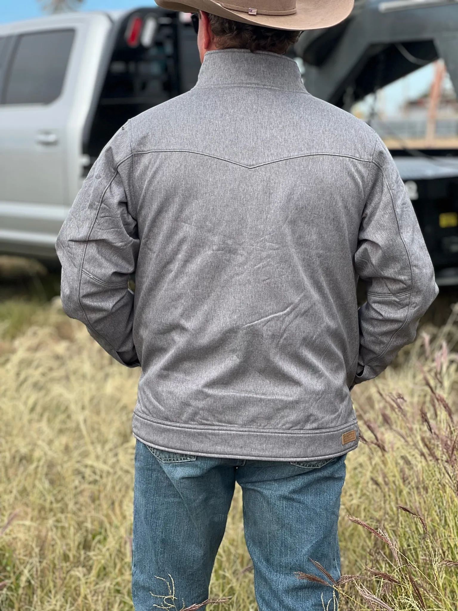 Grey Concealed Carry Bonded Jacket by Cinch