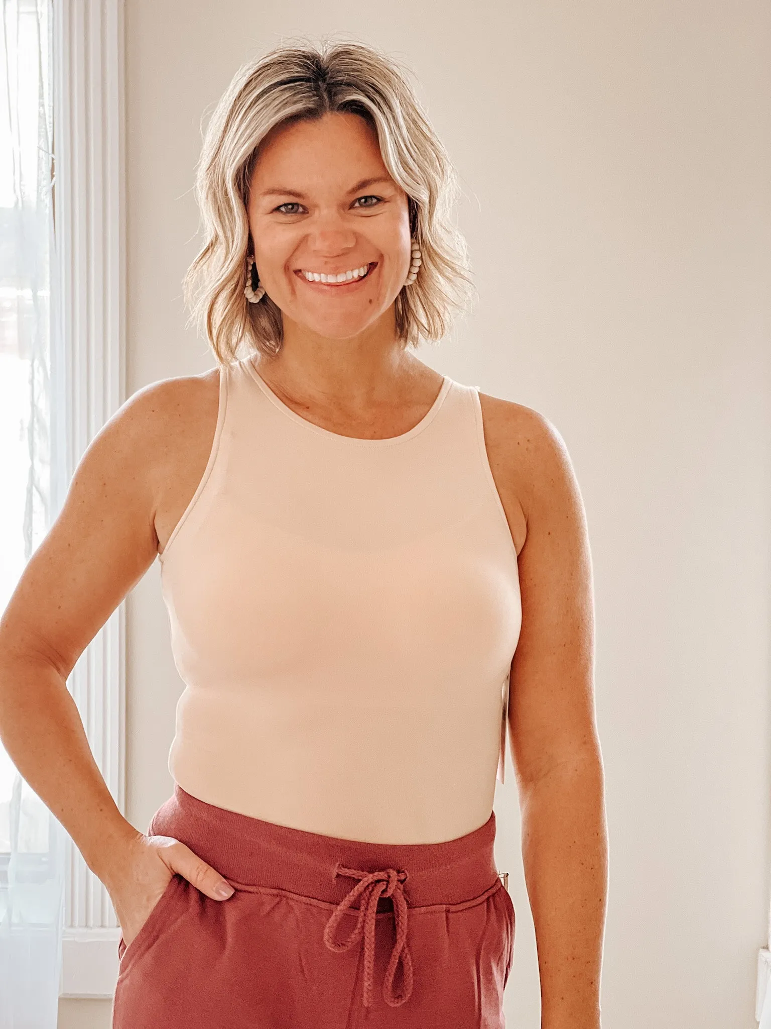 High Neck Bodysuit