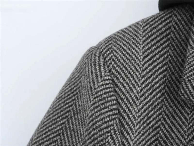 Hooded Jacket Attached Blazer