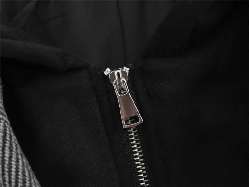 Hooded Jacket Attached Blazer