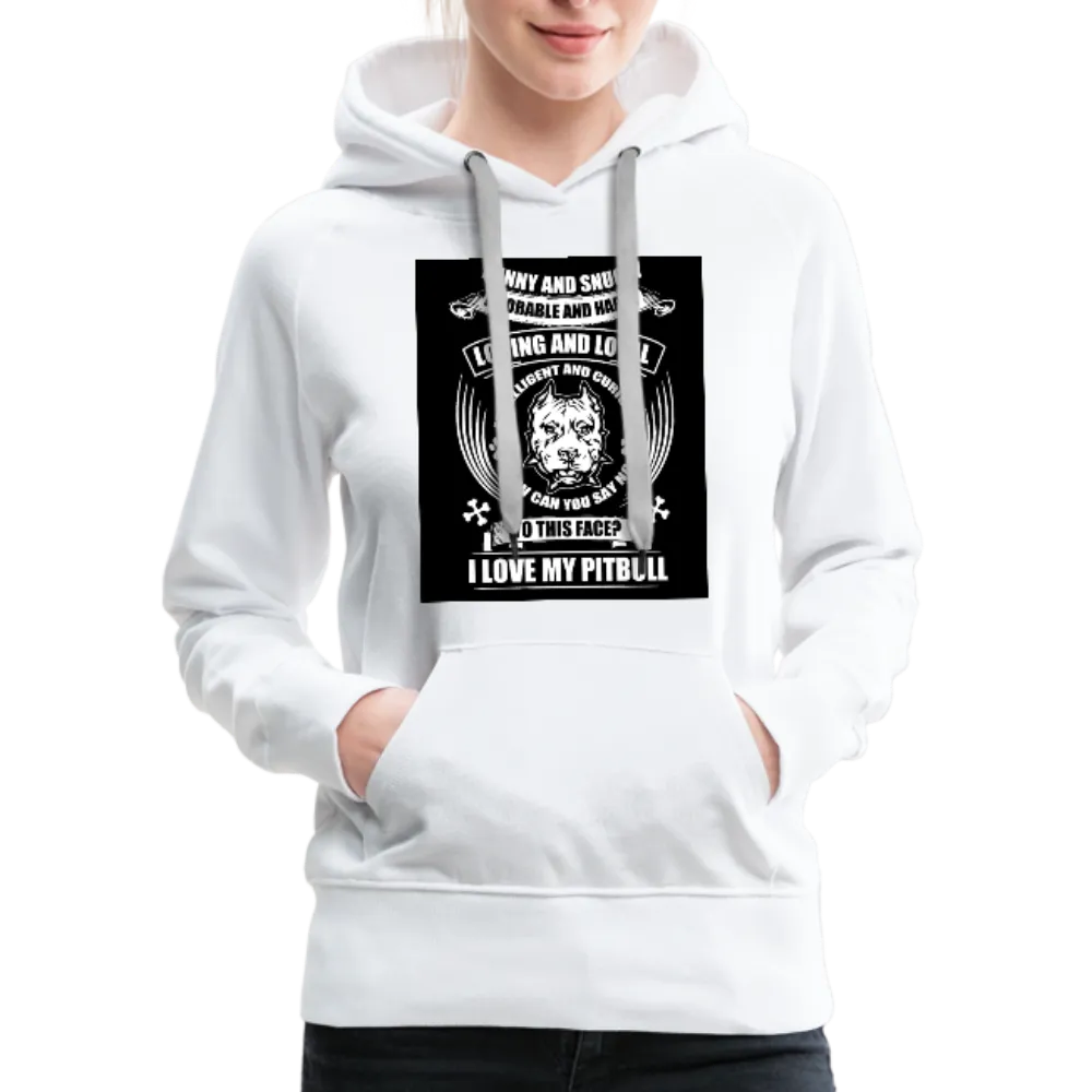 I Love My Pitbull Women’s Premium Hoodie