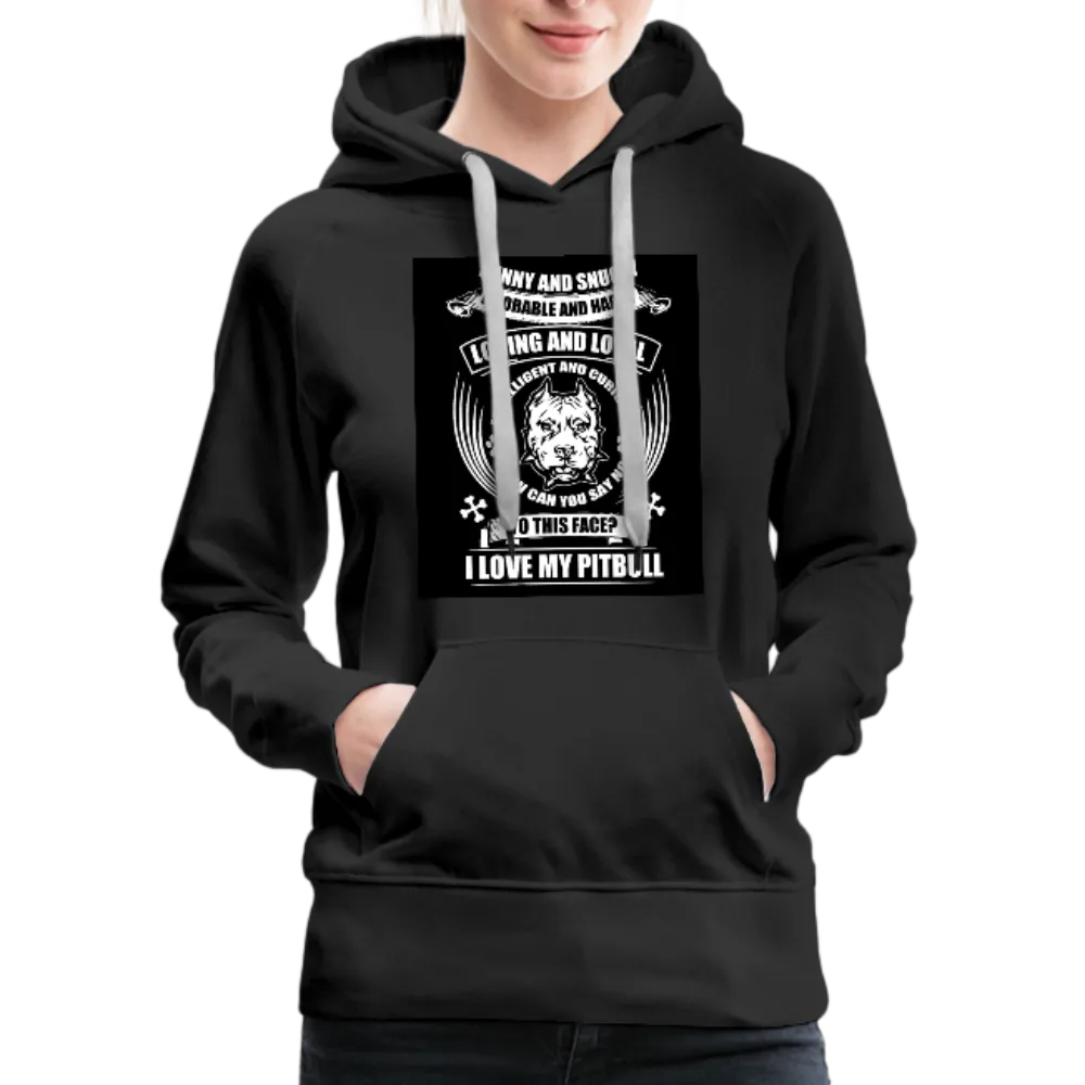 I Love My Pitbull Women’s Premium Hoodie