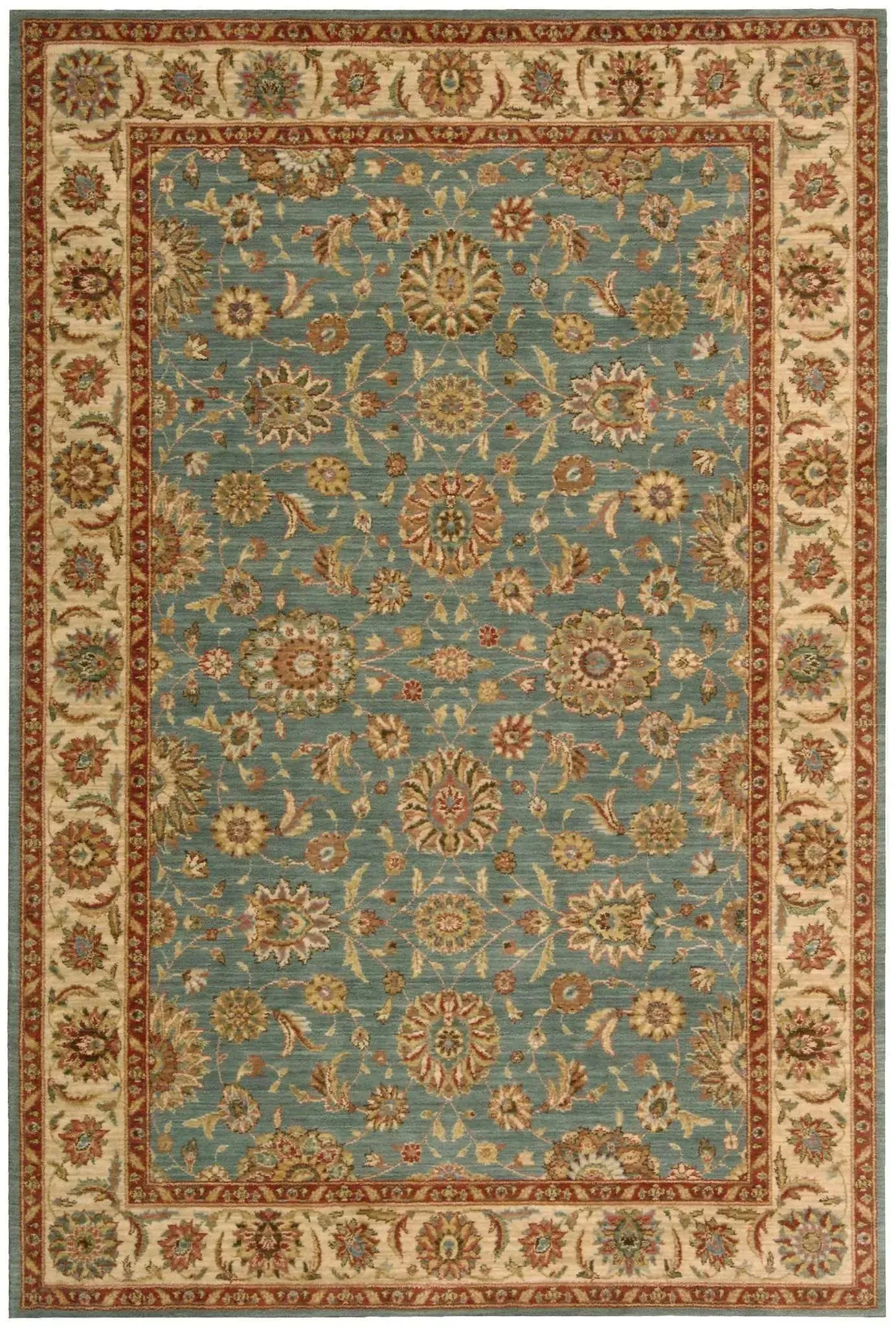 Living Treasures LI05 Aqua Rug