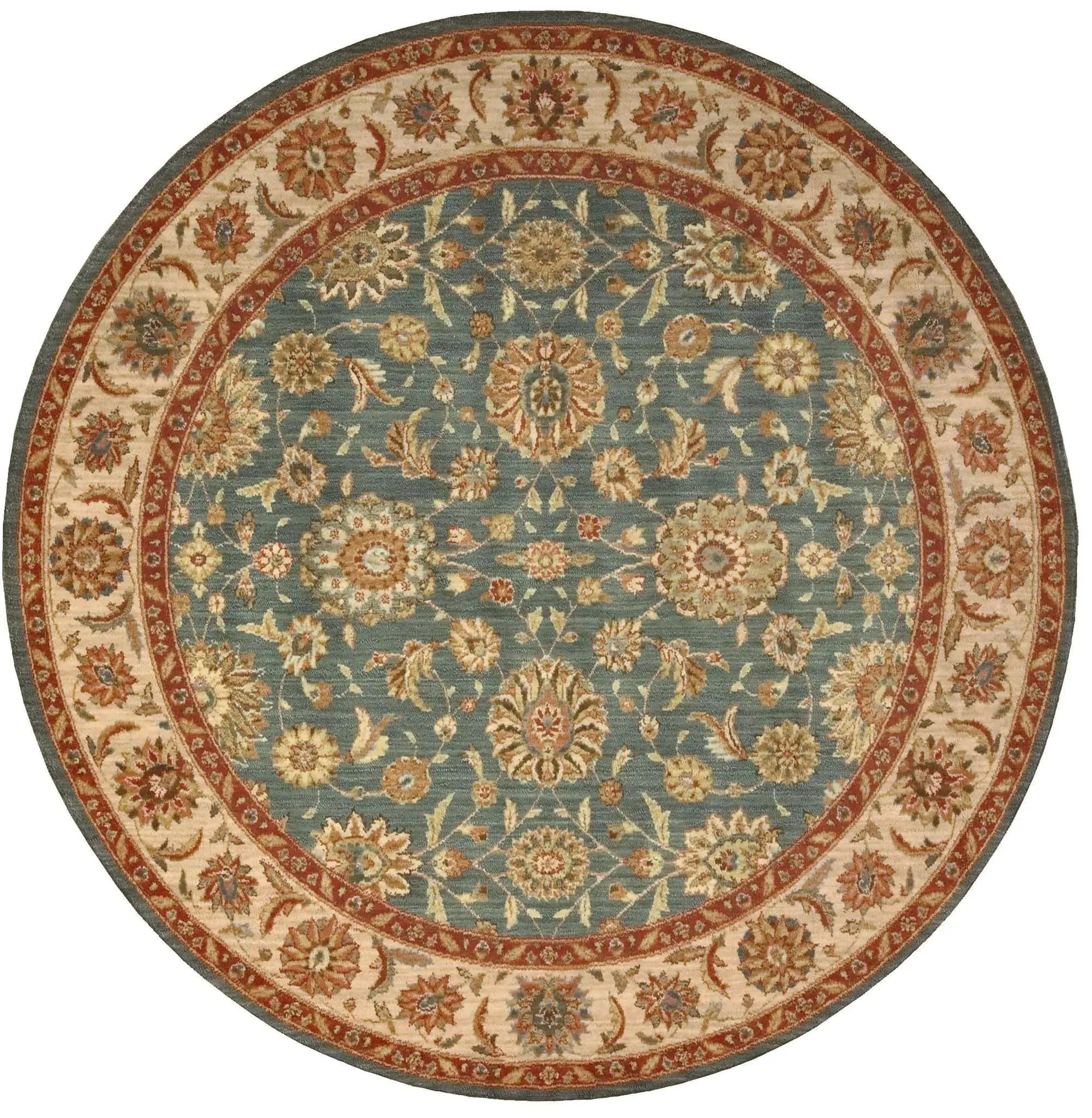 Living Treasures LI05 Aqua Rug
