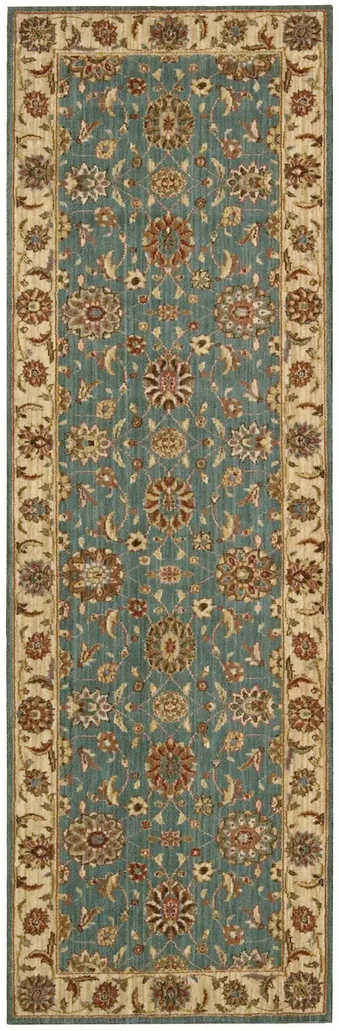 Living Treasures LI05 Aqua Rug
