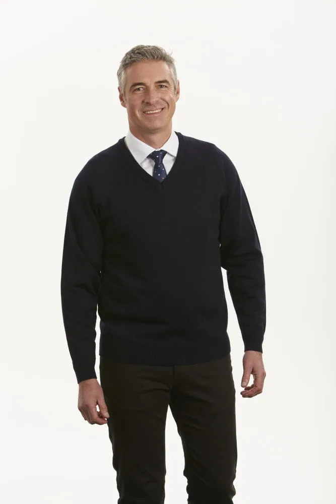 Mens Long Sleeve V-Neck Pullover - MF9003