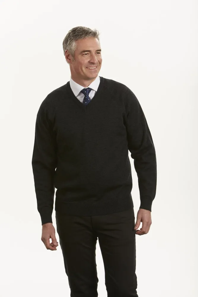 Mens Long Sleeve V-Neck Pullover - MF9003