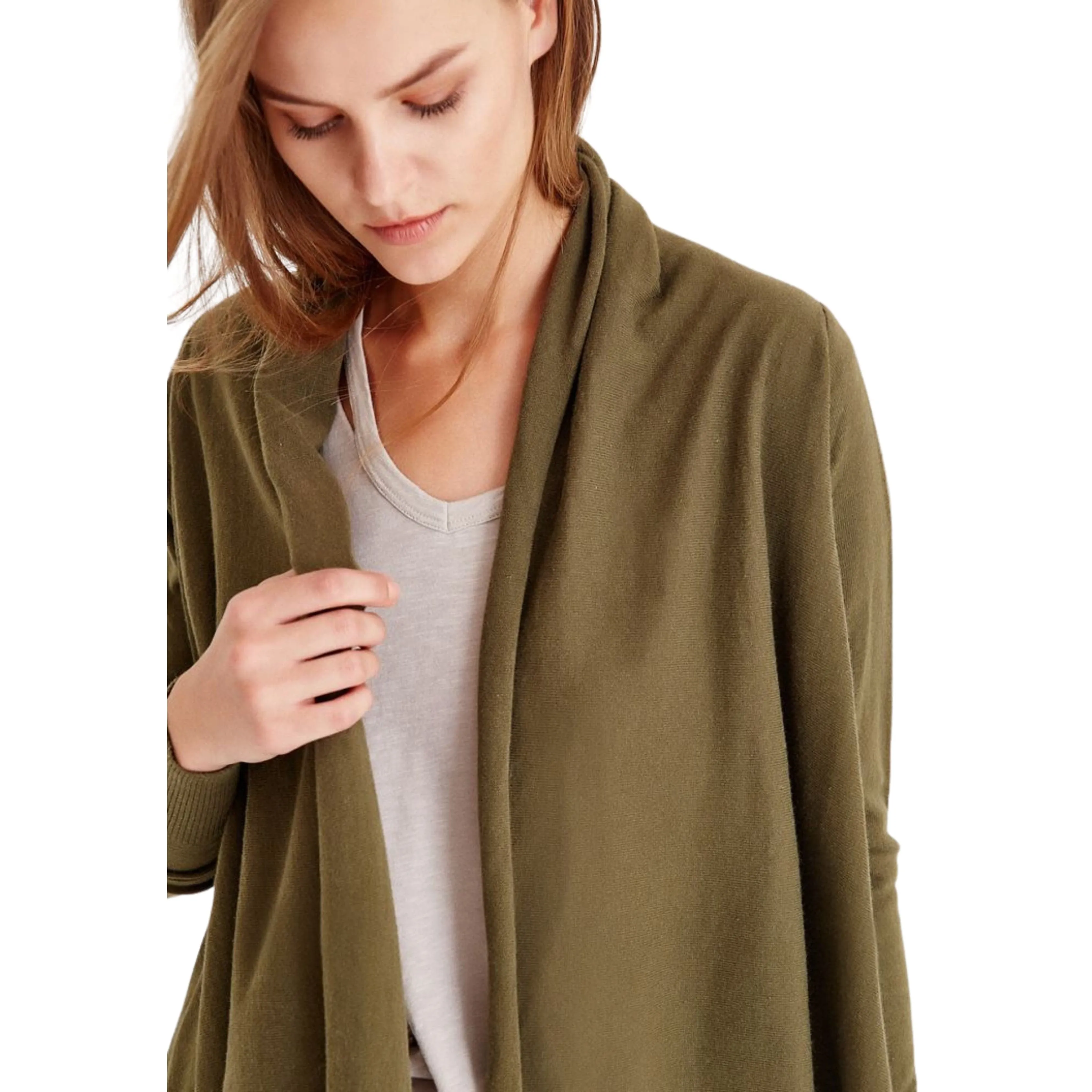OXXO - Long Sleeve Asymmetric Cardigan