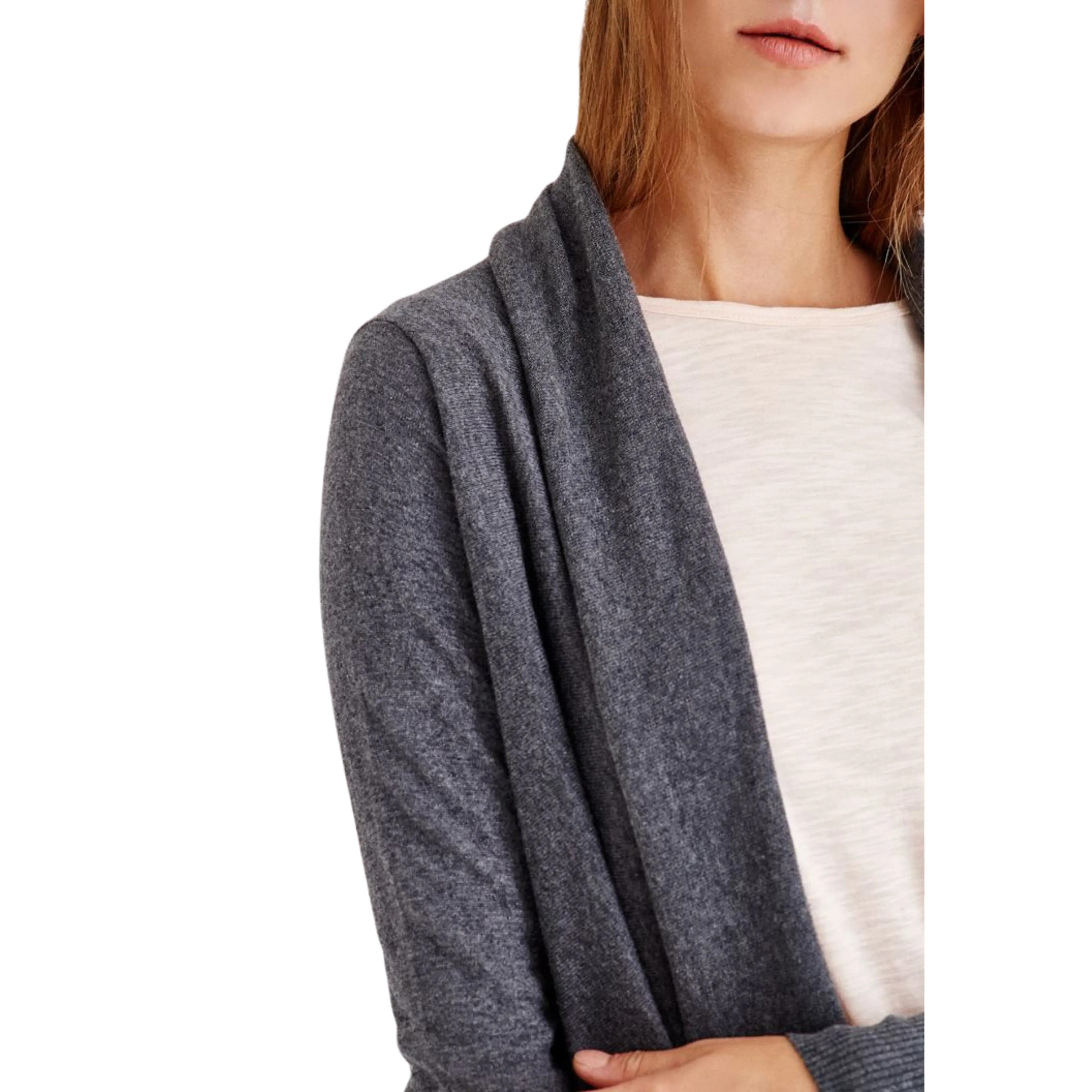 OXXO - Long Sleeve Asymmetric Cardigan