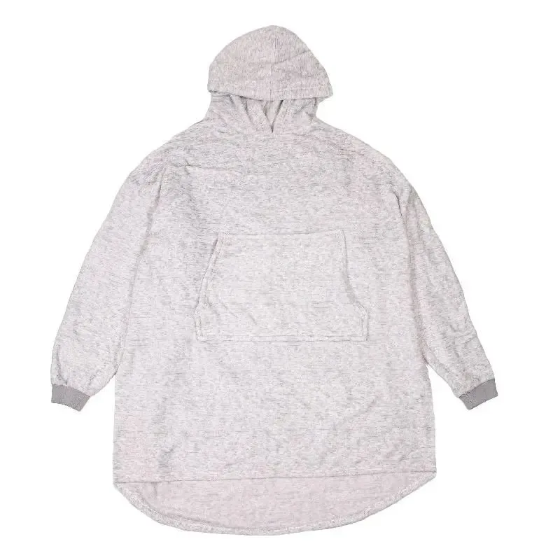 Simply Southern - Soft & Cozy Hoodie Poncho - Heather Grey