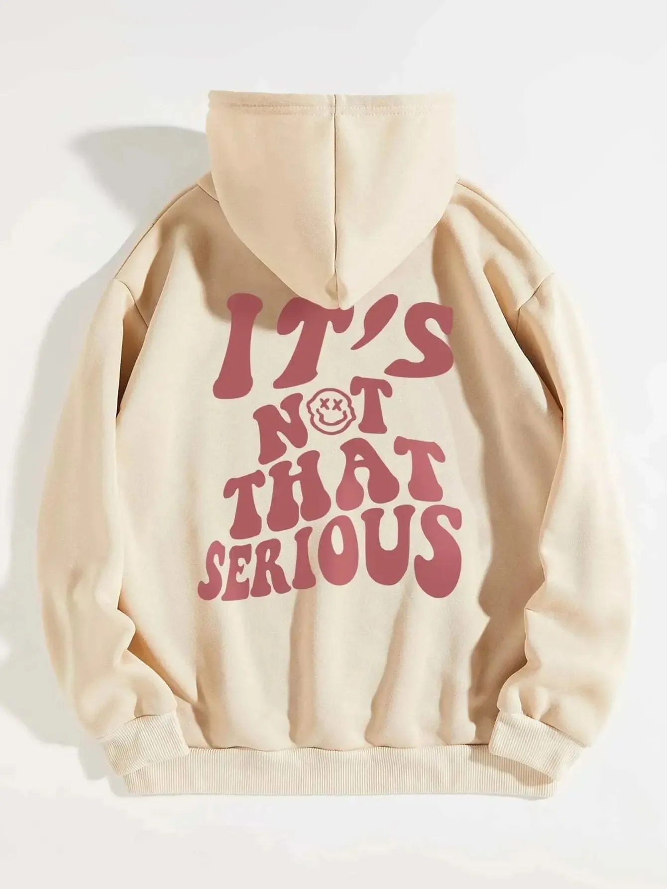 SXV  'Its Not That Serious’ Printed Cool Aesthetic Sweatshirt Hoodie
