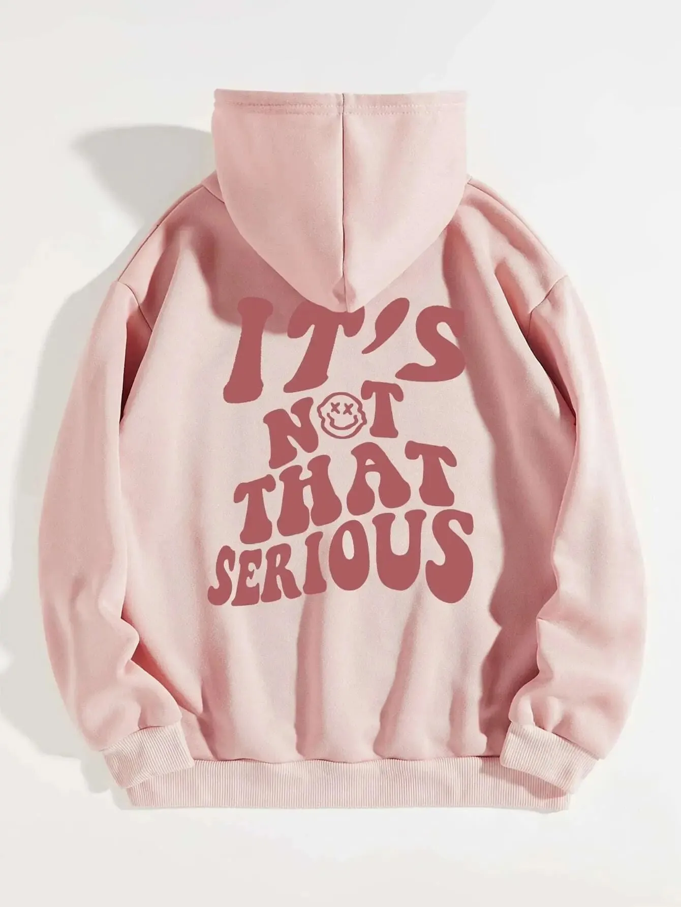 SXV  'Its Not That Serious’ Printed Cool Aesthetic Sweatshirt Hoodie