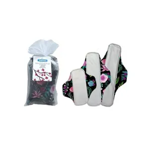 Thirsties Organic Cotton Menstrual Pad Sampler 3 Pack