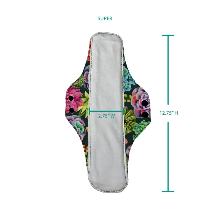 Thirsties Organic Cotton Menstrual Pad Sampler 3 Pack