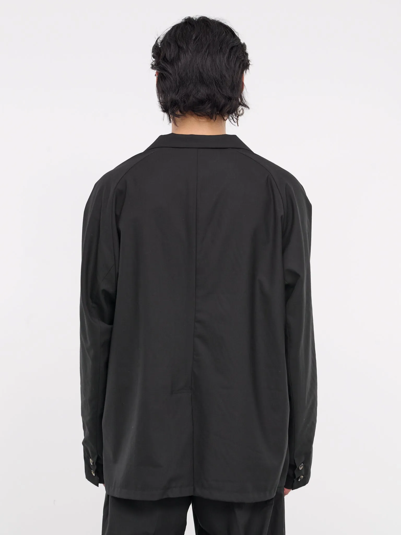 Unstructured Pocket Blazer (SLEC-BL-BL-BLACK)