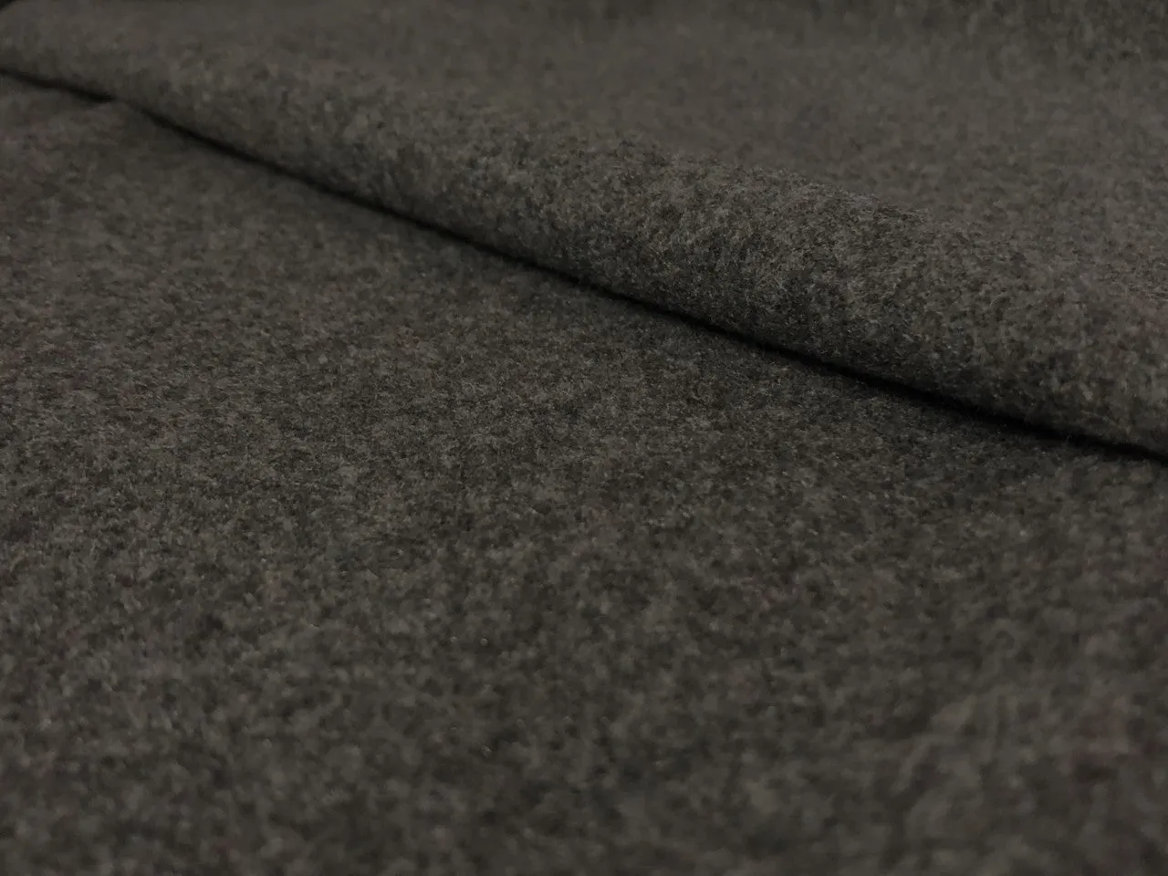 Wool Suiting Fabric DARK GREY [16450]